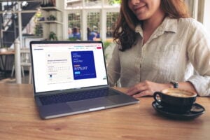 A business owner uses the Bridgement pricing calculator to work out her working capital loan costs.